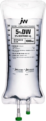 중외5%포도당주사액_(50g/1000mL/백) 제품 사진