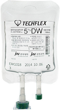 중외5%포도당주사액_(5g/100mL/백) 제품 사진