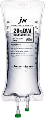 중외20%포도당주사액_(120g/600mL/백) 제품 사진