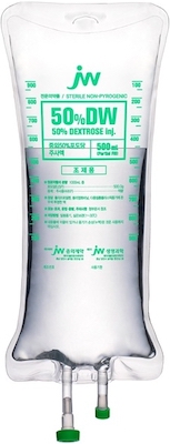중외50%포도당주사액_(250g/500mL/백) 제품 사진