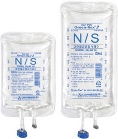 대한멸균생리식염수_(9g/1000mL/백) 제품 사진