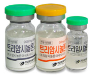트리암시놀론주사40mg_(40mg/1mL) 제품 사진