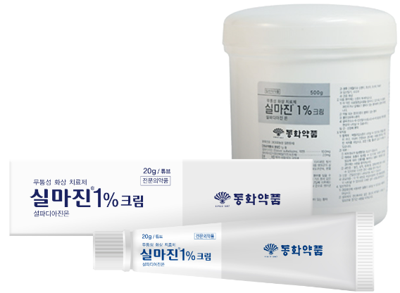 실마진1%크림_(5g/500g) 제품 사진