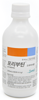 포리부틴드라이시럽_(1.9675g/250mL) 제품 사진