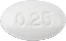 자이렌정0.25mg 제품 사진