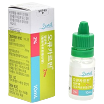 오큐카르핀점안액2%_(0.2g/10mL) 제품 사진