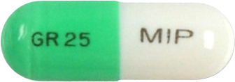 그로민캡슐25mg 제품 사진