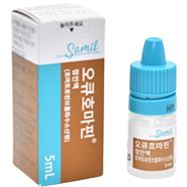 오큐호마핀점안액_(0.1g/5mL) 제품 사진