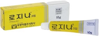 로지나크림_(2.5mg/10g) 제품 사진