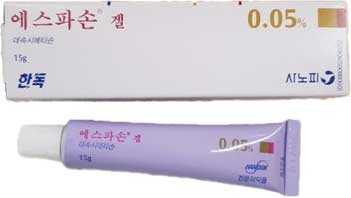 에스파손겔0.05%_(7.5mg/15g) 제품 사진