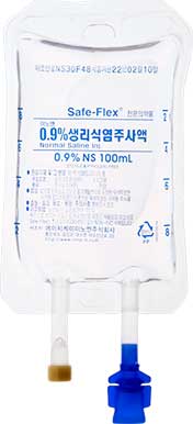 이노엔0.9%생리식염주사액_(0.9g/100mL) 제품 사진