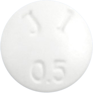 제일실라자프릴정0.5mg 제품 사진