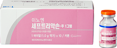 이노엔세프트리악손주1g 제품 사진