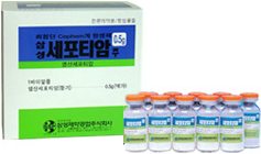 삼성세포티암주0.5g 제품 사진