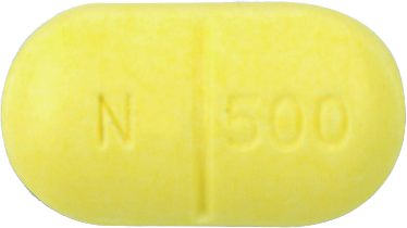 나부톤정500mg 제품 사진