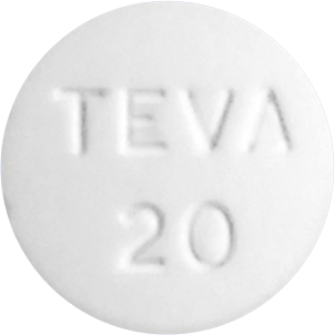 타모프렉스정20mg 제품 사진