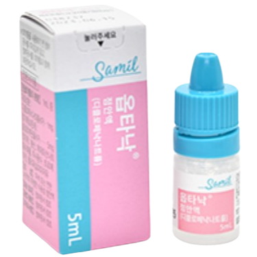 옵타낙점안액_(5mg/5mL) 제품 사진