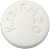 코러스파모티딘정20mg 제품 사진