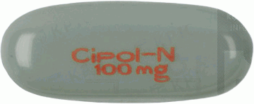 사이폴-엔연질캡슐100mg 제품 사진