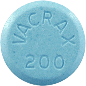 바크락스정200mg 제품 사진