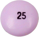 로도핀정25mg 제품 사진