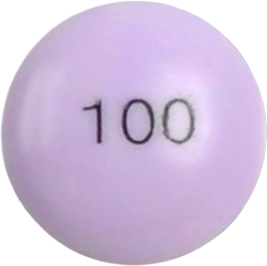로도핀정100mg 제품 사진