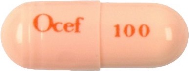 옴니세프캡슐100mg 제품 사진