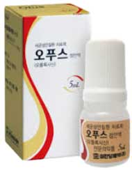 오푸스점안액_(18mg/6mL) 제품 사진