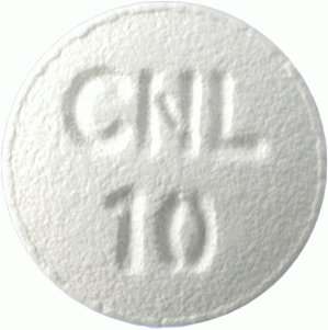 시나롱정10mg 제품 사진