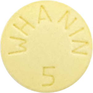 아렌드정5mg 제품 사진