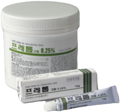 프레톱크림0.25%_(1.25g/500g) 제품 사진