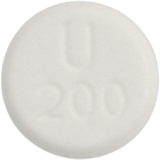 유니필서방정200mg 제품 사진