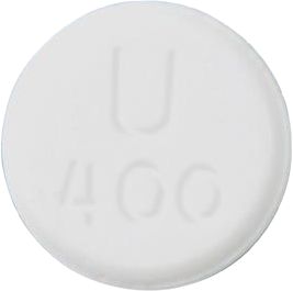 유니필서방정400mg 제품 사진