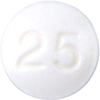 몬티딘정25mg 제품 사진