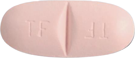 트리렙탈필름코팅정600mg 제품 사진