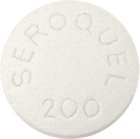 쎄로켈정200mg 제품 사진