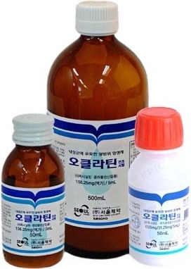 오클라틴건조시럽_(500mL) 제품 사진