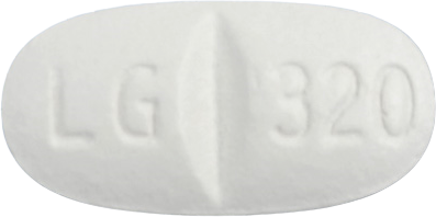 팩티브정320mg 제품 사진