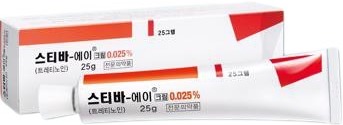 스티바에이크림0.025% 제품 사진