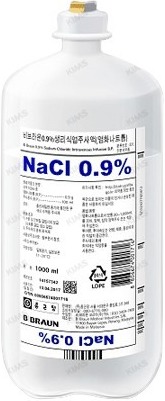 비브라운0.9%생리식염주사액_(9g/1000mL) 제품 사진