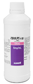레바킨시럽_(3g/500mL) 제품 사진