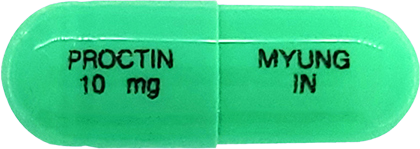 푸록틴캡슐10mg 제품 사진