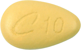 시알리스정10mg 제품 사진