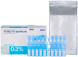 히아레인미니점안액0.3%(1회용)_(1.5mg/0.5mL) 제품 사진