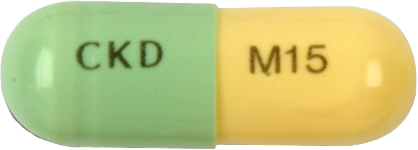 멜락스캡슐15mg 제품 사진