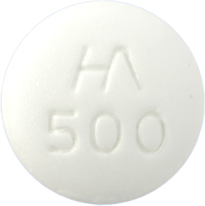 글루코다운정500mg 제품 사진