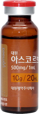대원아스코르브산주사액500mg/1ml_(10g/20mL) 제품 사진