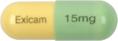 엑시캄캡슐15mg 제품 사진
