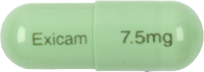 엑시캄캡슐7.5mg 제품 사진