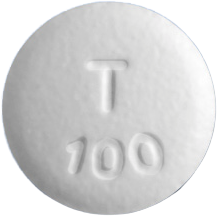타쎄바정100mg 제품 사진